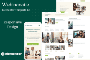 Webinovatio – Modern IT Services Elementor Pro Template Kit
