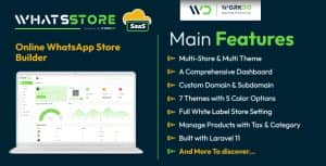 WhatsStore SaaS – Online WhatsApp Store Builder