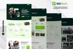 WinTech – IT Solutions & Services Elementor Template Kit