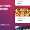Business hours widget for Elementor – Worker