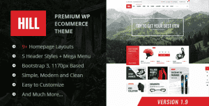 HILL – Premium Responsive WooCommerce Theme