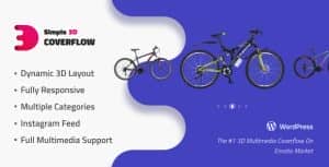 Simple 3D Coverflow WordPress & WooCommerce Plugin