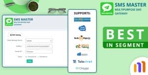 SMSmaster – Multipurpose SMS Gateway for WordPress