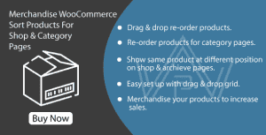 Merchandise WooCommerce – Sort Products For Shop & Category Pages