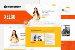 Xelgo – Social Media Marketing Elementor Template Kit
