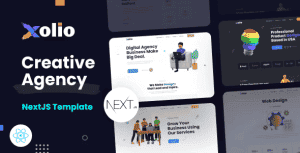 Xolio – Creative Agency & Portfolio NextJS Template