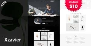 Xzavier – Minimal Portfolio HTML Template