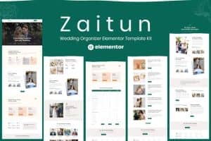 Zaitun – Wedding Organizer Elementor Template Kit