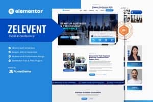 Zelevent – Event & Conference Elementor Template Kit