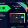 Zentech – Mobile App & Fintech Startup Elementor Template Kit
