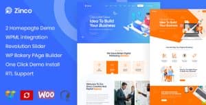 Zinco – Digital Marketing Agency WordPress Theme