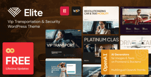 Elite – Vip Transportation & Security WordPress Theme