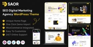 Saor – SEO Digital Marketing Agency WordPress Theme