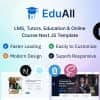 EduAll – Education & Online Course LMS Tutors React Next JS Template