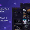 WebAi – AI Startup & Technology Vue 3 Landing Page Template