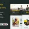 SaddleUp – Horse Riding Training Elementor Template Kit