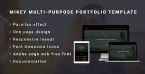 MIKEY – Multi-Purpose Portfolio Muse Template