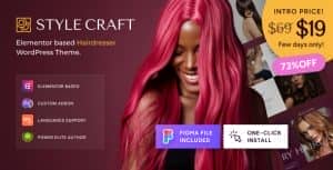 Style Craft – Hairdresser & Hair Salon WordPress Theme