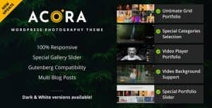Acora – Photography WordPress Theme