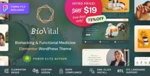 BioVital – Functional Medicine Doctor WordPress Theme