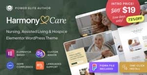Harmony Care – Private Nursing Home & Senior Care WordPress Theme