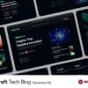 Teknocraft – Dark Theme Technology Blog Template Kit