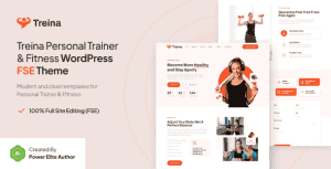 Treina – Personal Trainer & Fitness FSE WordPress Theme