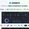 Adminto – Multipurpose Admin & Dashboard Template