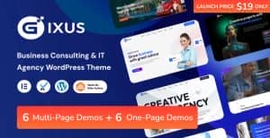 Gixus | Business Consulting & IT Agency WordPress