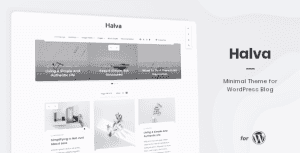 Halva – Minimal Theme for WordPress Blog