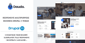 Daudo – Responsive Multipurpose Business Drupal 11 Theme