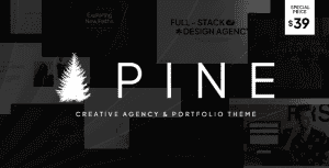 Pine – Creative Agency & Portfolio WordPress Theme
