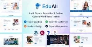 EduAll – Education LMS Tutors & Online Course WordPress Theme Multipurpose