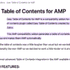 Easy Table of Contents for AMP