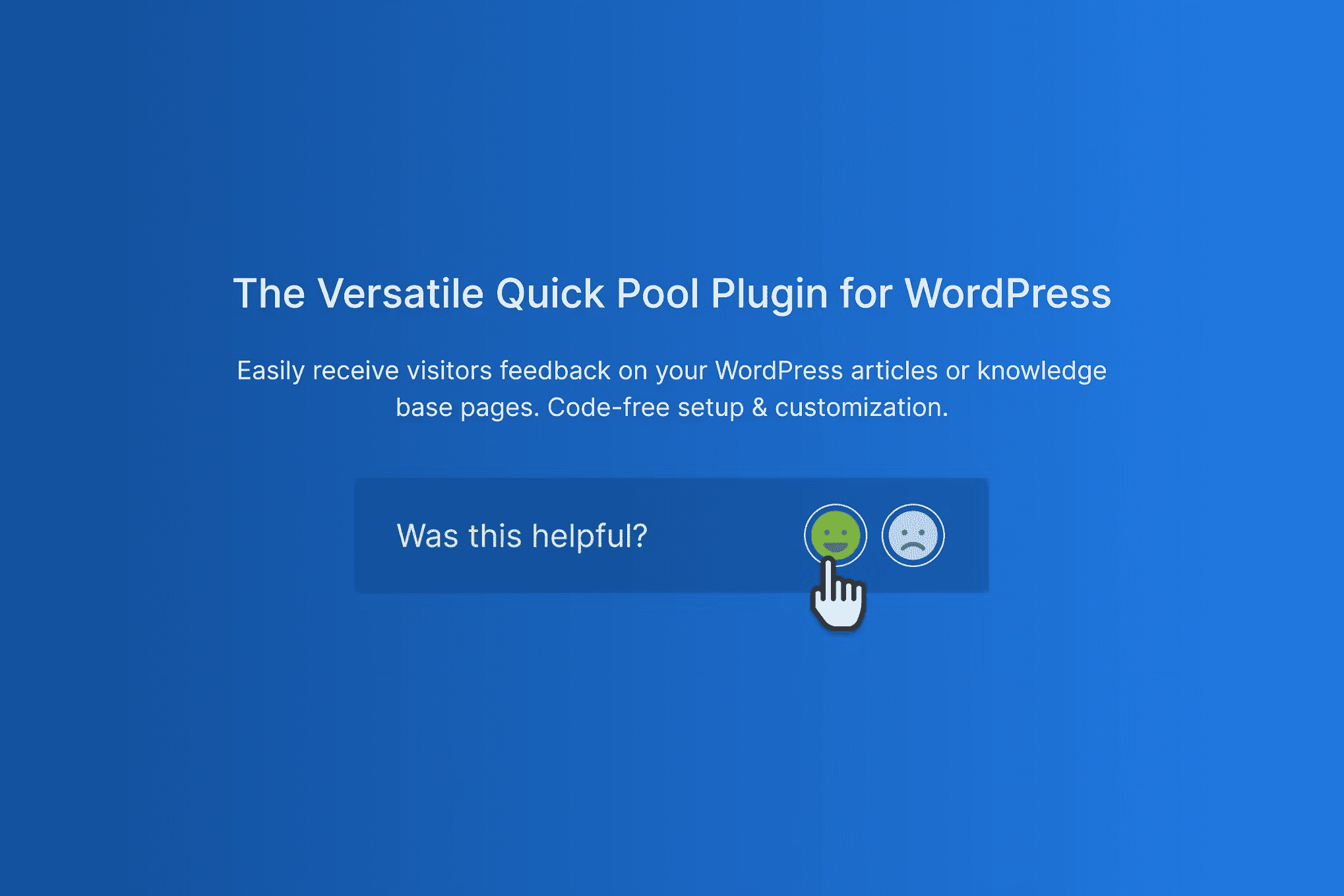 Helpful Pro – Article Feedback Plugin