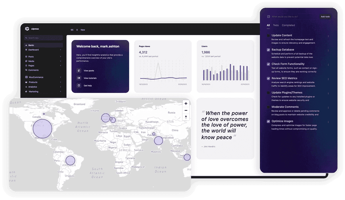 Uipress -Create Stunning, Powerful Dashboards for your WordPress Admin