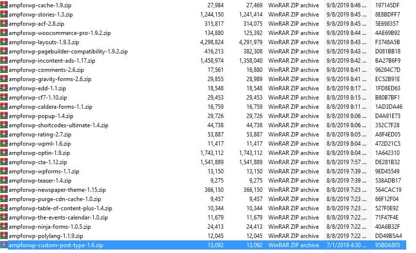 AMPforWP Extensions