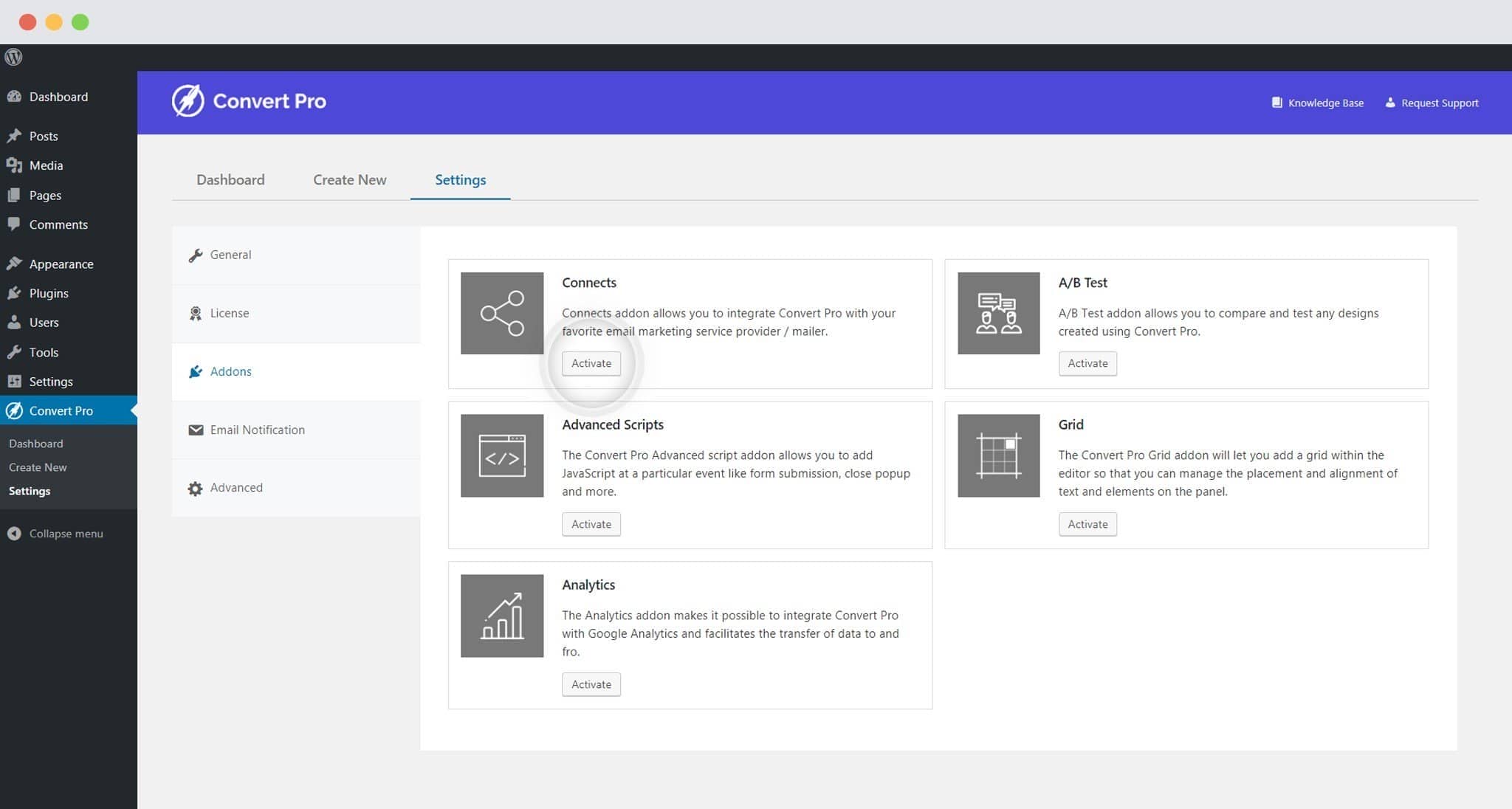 Convert Pro Addon
