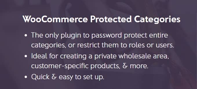 Barn2 Media WooCommerce Protected Categories