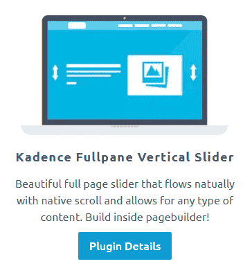 Kadence Fullpane Vertical Slider Plugin