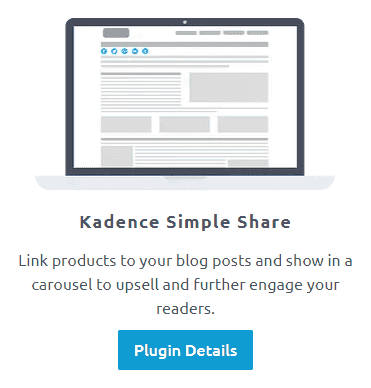 Kadence Simple Share Plugin