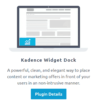 Kadence Widget Dock Plugin