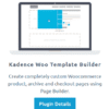 Kadence Woo SiteOrigin Builder Plugin