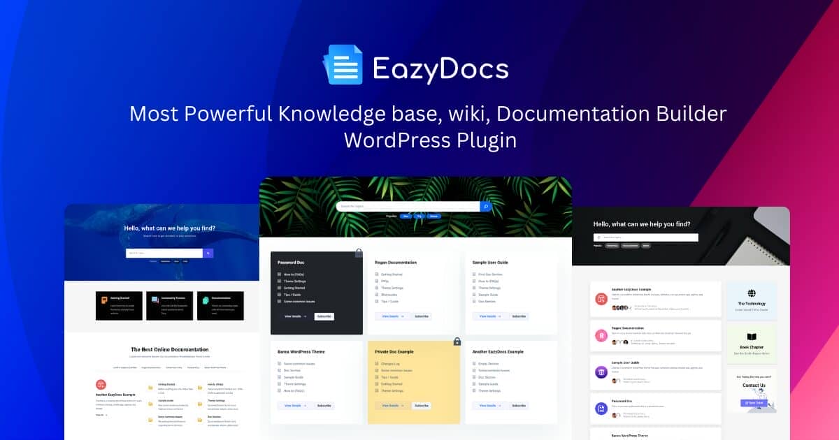 EazyDocs Pro (Premium)