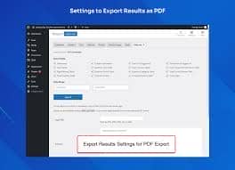 QSM Export Results