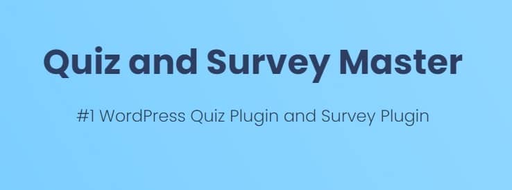 Quiz and Survey Master – #1 WordPress Quiz Plugin and Survey Plugin
