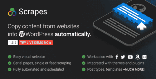 Scrapes – WordPress Scraper and Content Crawler Plugin