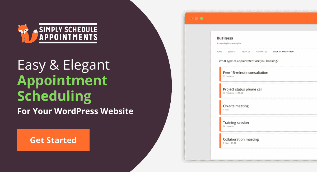 Simply Schedule Appointments Pro