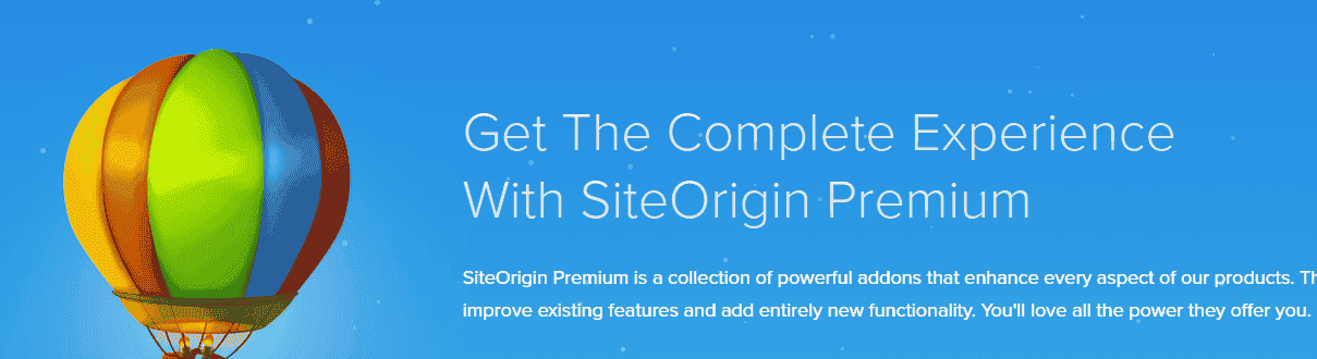 SiteOrigin Premium