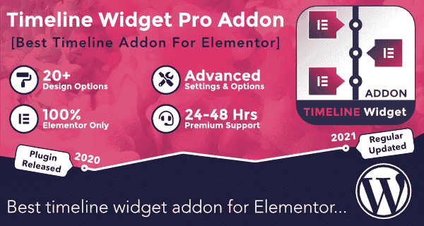 Timeline Widget Pro For Elementor